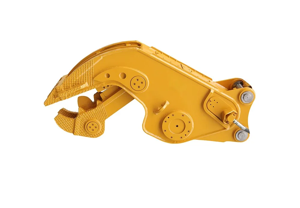 Heavy - Duty Crushing Cutter for Demolition - High - Efficiency Hydraulic Shear in Action